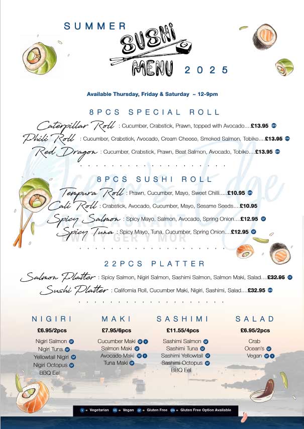 terrace menu